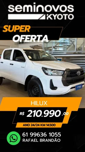 Toyota Hilux CD SR 4X4 2.8 TDI Diesel Aut. 2024