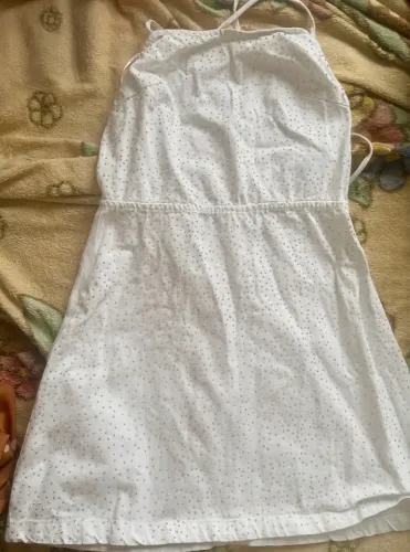 Vestido jeans branco