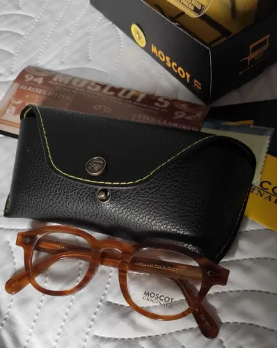 Óculos moscot lemtosh blonde