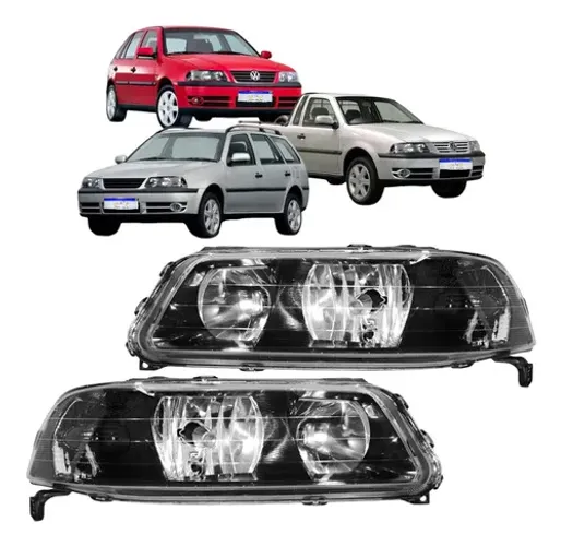Par Farol Volkswagen Gol Saveiro Parati G3 1999 2000 A 2005 Direito