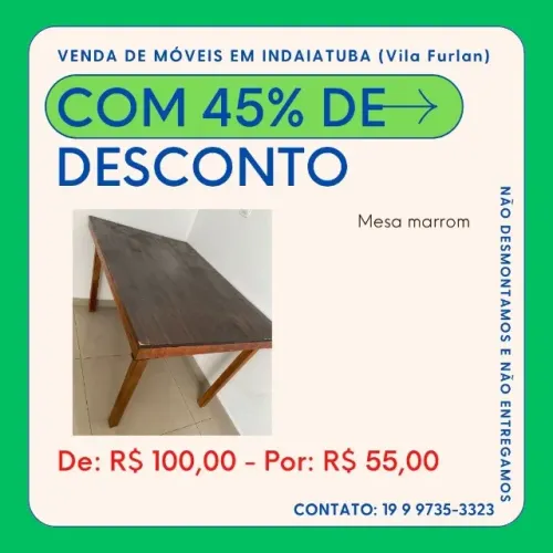 Mesa marrom