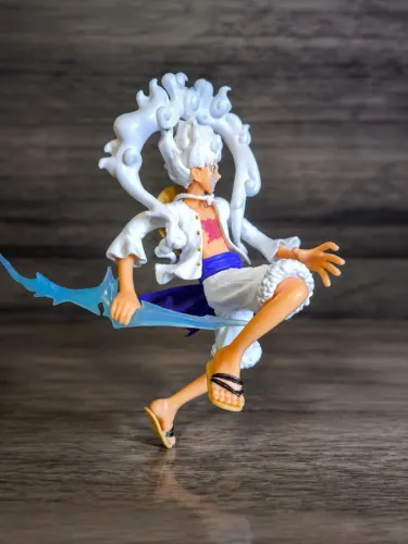 Boneco Luffy Gear 5 One Piece - Novo | Sem Haste de Sustentação