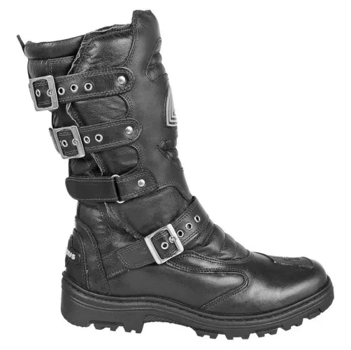 Coturno bico de ferro Albarus (motociclista e rockeiro) NOVO