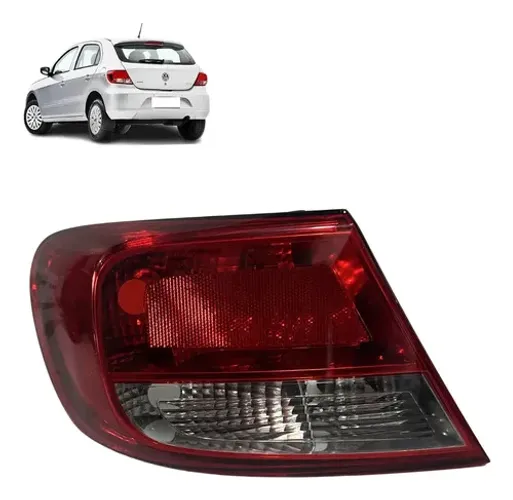 Lanterna Gol G5 2009 2010 2011 2012 Esquerda Original Esquerdo/motorista Vermelho