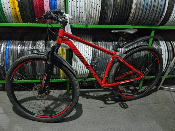 Bicicleta Houston Kamp Aro 29 cor Vermelha e Preta