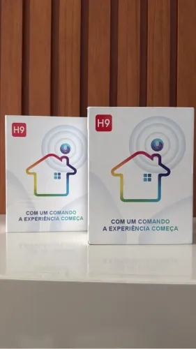 Dispositivo de mídia player 4K wifi 6 H9 com comando de voz
