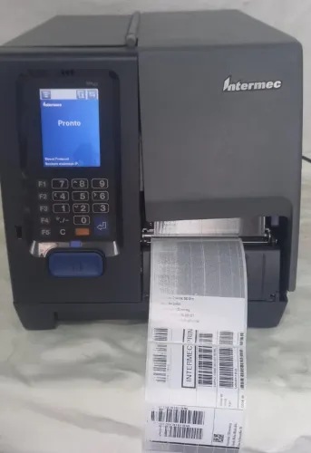 Impressora Termica Industrial Intermec/ Honeywell PM43 Com Falhas na impressão Ver Fotos