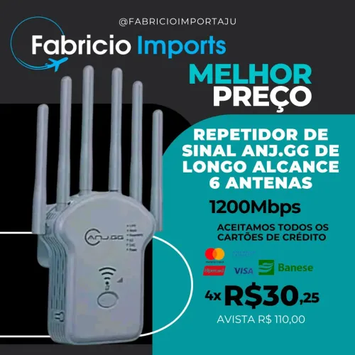 REPETIDOR DE SINAL WI-FI 1200MBPS