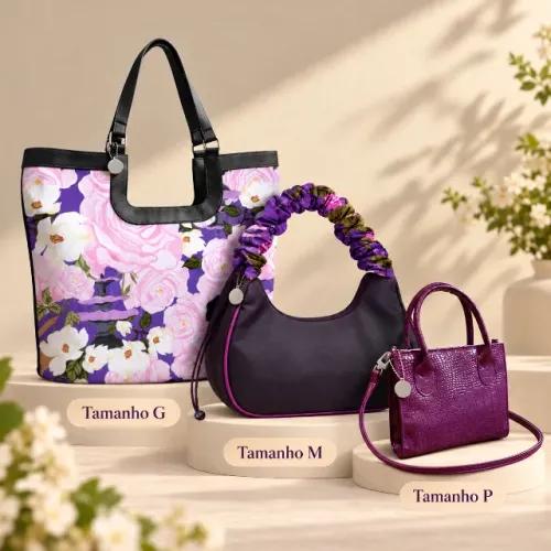 Kit 3 Bolsas