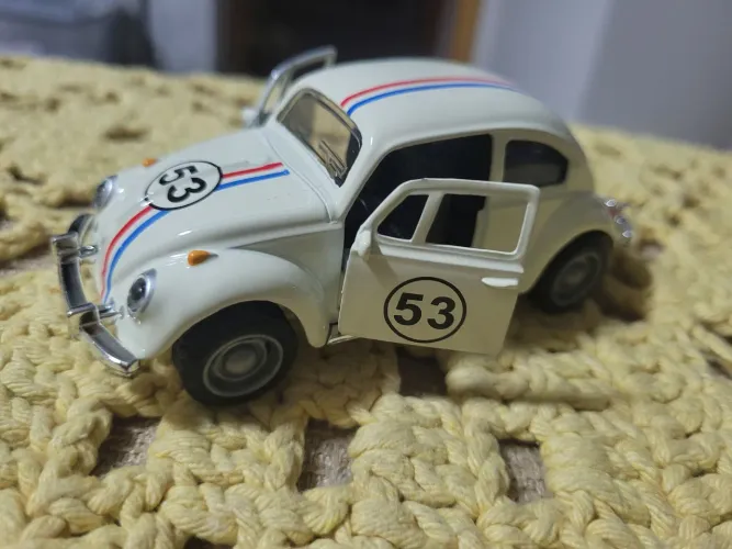 Carrinho de fricção, fusca herbie, novo.