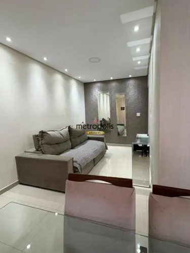 Apartamento com 2 dormitórios à venda, 74 m² por R$ 640.000,00 - Santa Maria - São Caetano