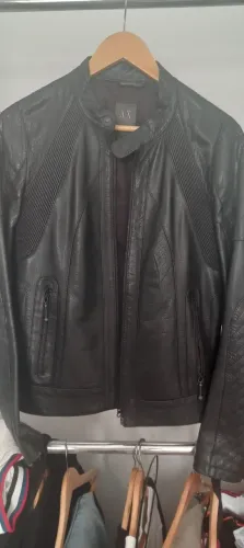 Jaqueta de couro Armani