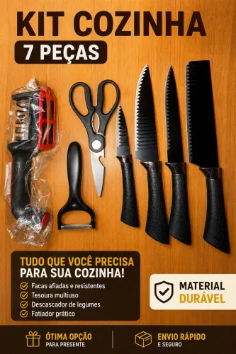 Kit cozinha 7 peças