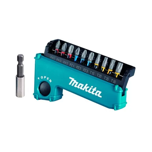 Jogo de Bits de Torção Impacto para Parafusar 11 Peças Makita E-03567