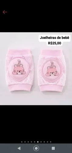 Joelheiras de bebê super qualidade e conforto