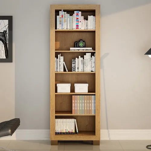 Livreiro Multiuso Flex Marrom Até 12x - Frete Grátis
