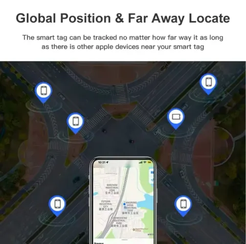 Rastreador Air tag pelo celular sistema iOS Apple- iPhone
