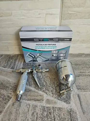 Pistola de pintura aerografo de gravidade Nova