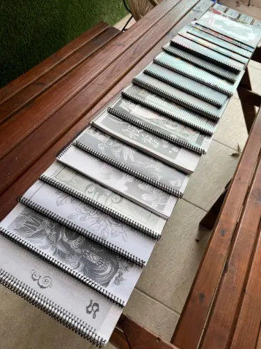 Livros e Sketchbooks para tatuadores