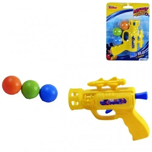 Pist Lança Bolas Mickey (4pçs) Dy_040