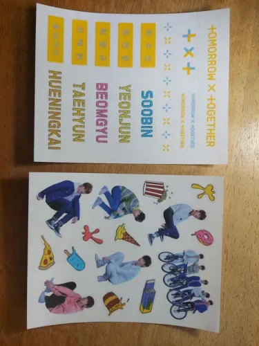 Adesivos oficiais Tomorrow by Together TXT