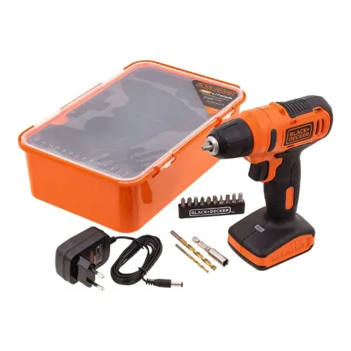 PARAFUSADEIRA E FURADEIRA12V C/ 13 ACESSÓRIOS + CAIXA LD12SP-BR BLACK & DECKER