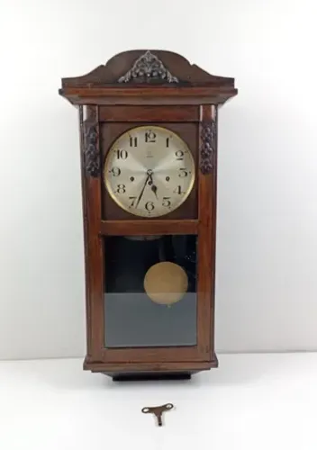 Relógio De Parede Junghans Antigo Revisado