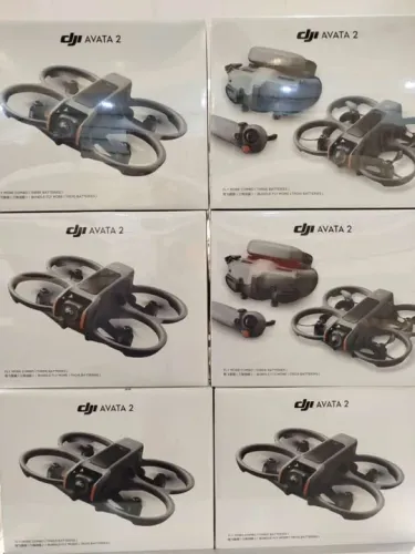 Drone Dji Avata 2 Fly More Combo 3 Baterias Cor Cinza-escuro