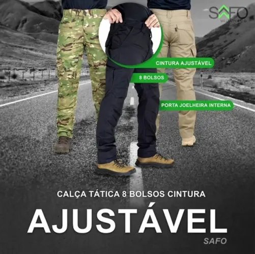 calça tatica segurança e pesca novas
