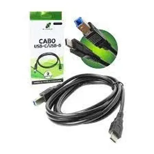 Cabo Impressora Type-c P/ Usb-b 3.1 2m X-cell Xc-ci-06