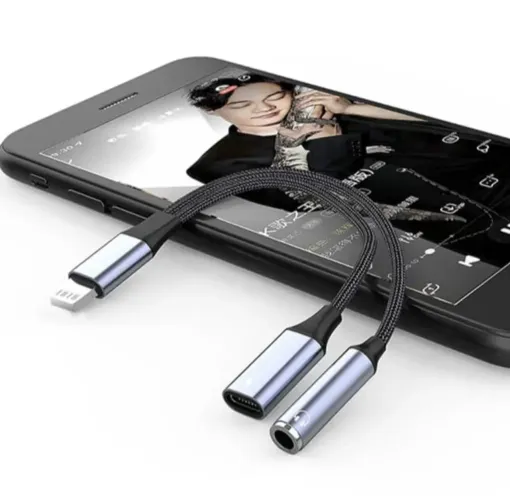 Adaptador P2 3.5mm para Lightning para iPhone BYSCOON
