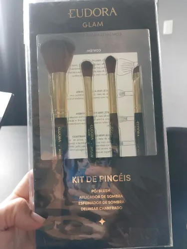 Kit pincéis novos lacrados Eudora 
