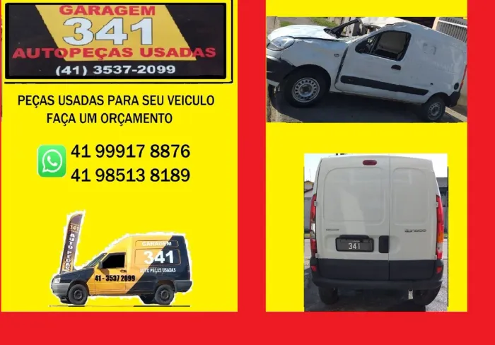 Renault Kangoo sucata para retirada de peças