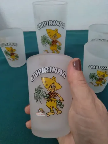  Copos de Vidro para Caipirinha