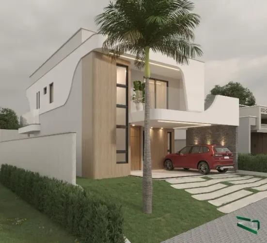 Giardino Bianco- 190m2, 4 Quartos( sendo uma suite master) 