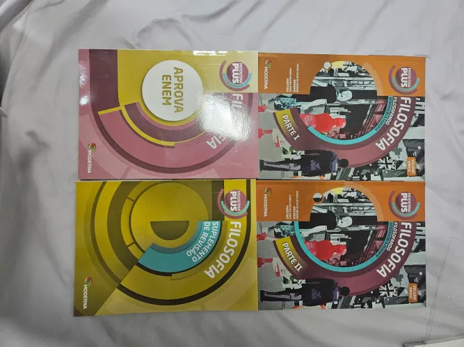 Livro filosofia moderna plus - Vol 2 nunca utilizado