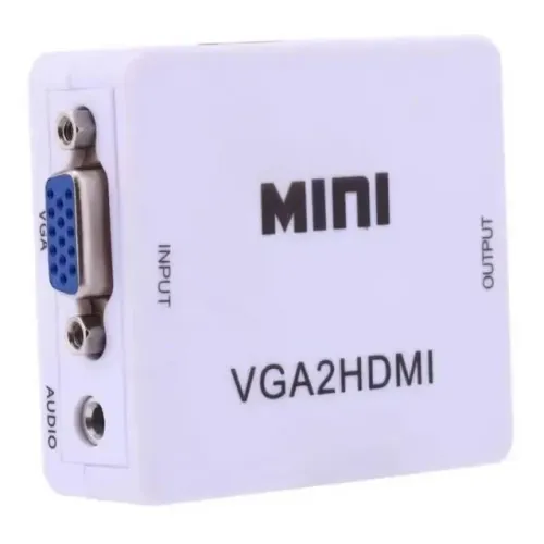 Conversor VGA para HDMI com Áudio