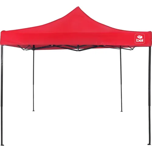 Tenda Gazebo Aço 3x3 Bel Vermelha - Ideal para eventos 