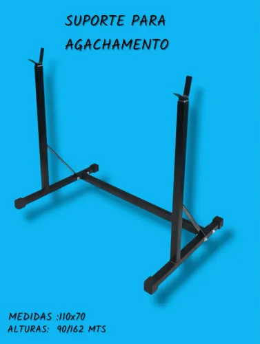 Cavalete para barra e agachamento 