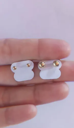 Brincos novos de OURO 18K
