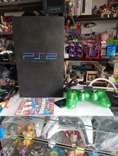 Playstation 2 Completo + Acessórios e Jogo
