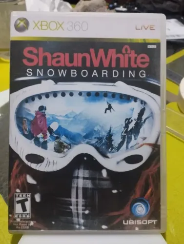 Shaun white snowboarding Xbox 360 (capa reimpressa)