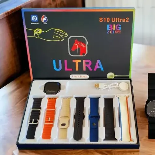 Kit Smartwatch ULTRA 7 pulseiras