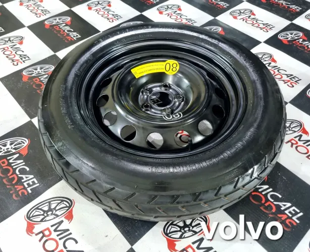 Estepe Fino aro 17" 5x108 Volvo xc40 xc60 + Pneu 