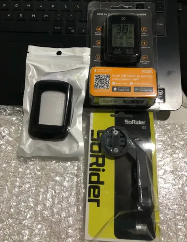 Ciclocomputador GPS Xoss G Strava + Suporte e Capa (Novo)
