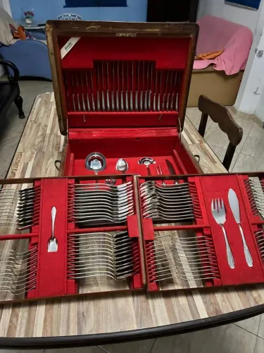 Conjunto de faqueiro relíquia 