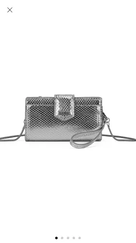 Bolsa de ombro metalizada Santa Lolla