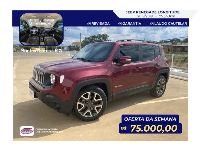 Jeep Renegade Longitude 1.8 4X2 Flex 16V Aut. 2019