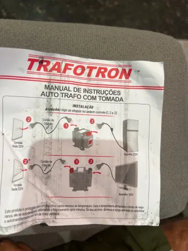 TRANSFORMADOR AUTO TRAFO COM TOMADA 3000va 127v ótimo 