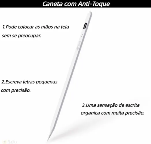 Caneta stylus para ipad 9/10/11 com rejeição da palma 